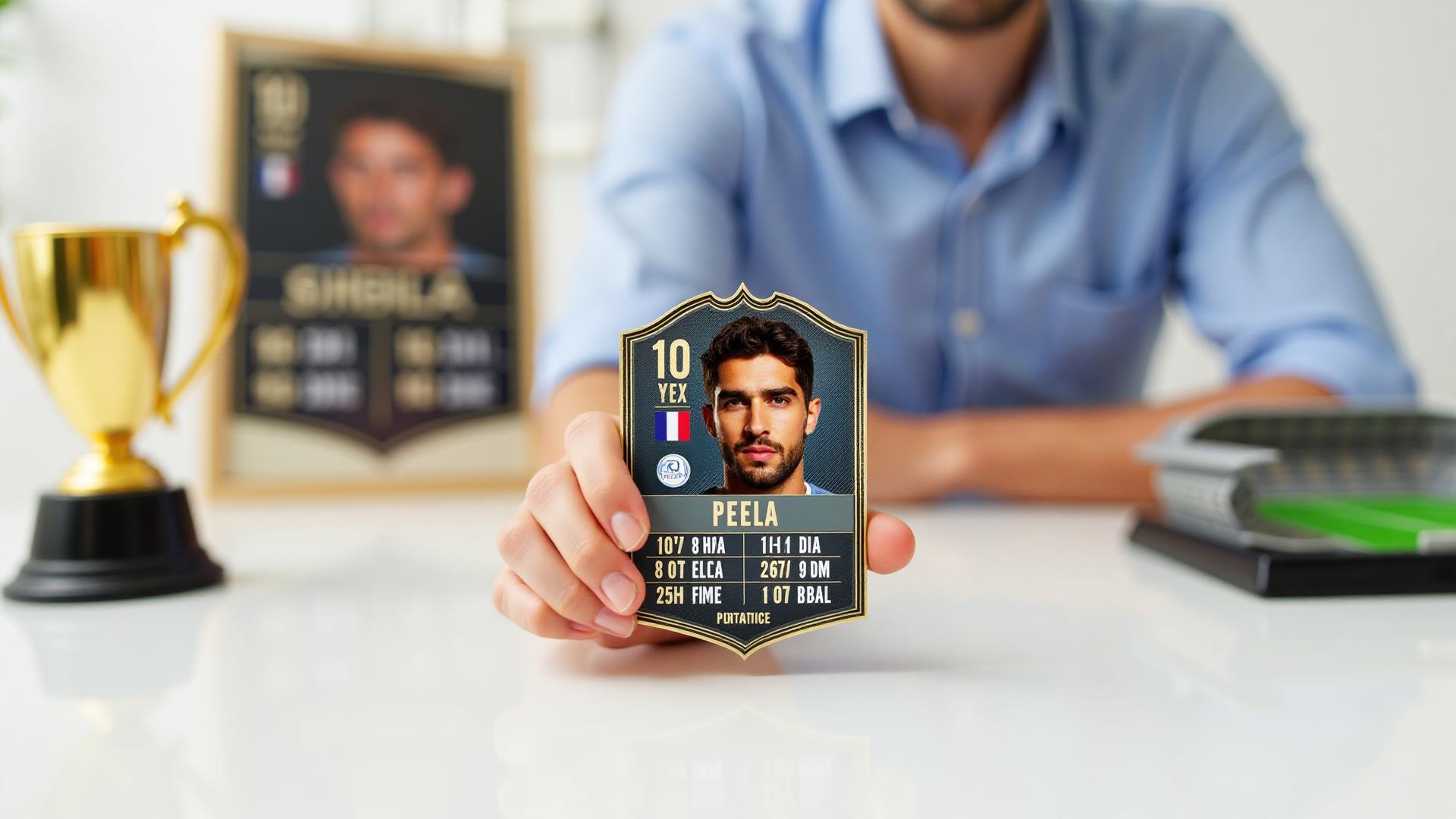 Showcase de produtos personalizados de futebol